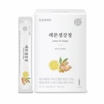 ChunhoNcare Korean Ginger Lemon Extract Sticks, 30 Sticks — 100% Korean Ginger with Lemon Concentrate, Jujube & Honey Blend, Organic Sugar 4%, Daily Vitality Drink _ Made in KOREA
